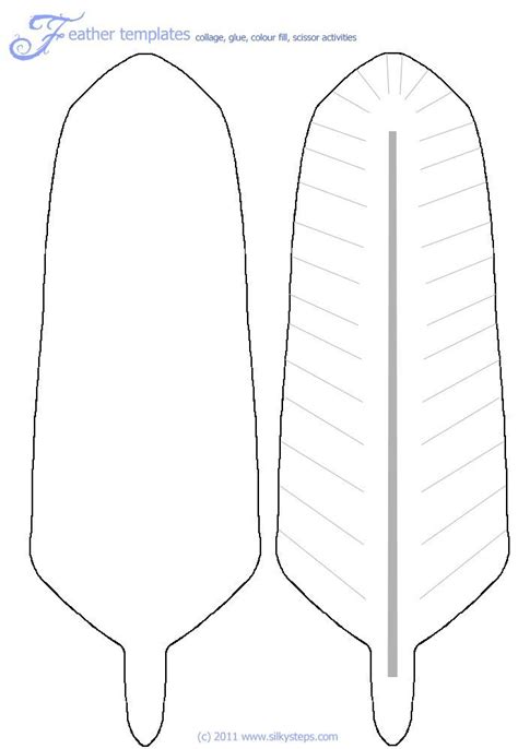 Feather Cutting Templates